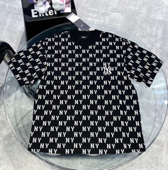 ÁO MLB MONOGRAM NEWYORK NY BLACK T-SHIRT