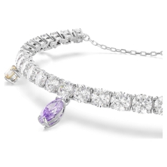 CHÍNH HÃNG - SWAROVSKI x Ariana bracelet (Mixed cuts, Multicolored, Rhodium plated) - Vòng, lắc tay, pha lê rơi - JEWELRY BRACELET