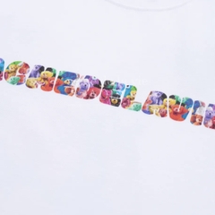 ÁO ADLV BEAR DOLL FUZZY RABBIT T-SHIRT WHITE - ÁO THUN CỔ TRÒN TAY LỠ, HÌNH THỎ, MÀU TRẮNG