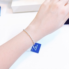 SWAROVSKI Subtle bracelet (Round cut, WHITE, Rhodium plated) - Vòng/lắc tay pha lê trắng - JEWELRY