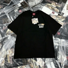(PHỞ STORY x ADLV) ÁO THUN ADLV ROAD SIGN BEAR BLACK T-SHIRT