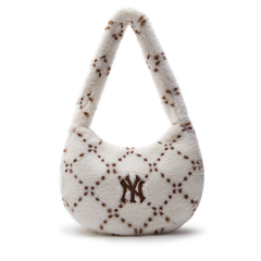 Túi MLB Diamond Monogram Fur Hobo Bag New York Yankees