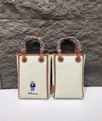 Túi WHOAU Steve Mini Square Crossbag White - Túi đeo chéo có quai màu trắng