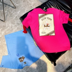 Áo Thun New Era ALL STAR GAME T-Shirt Cream/Pink/Blue