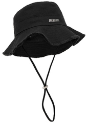 MŨ JACQUEMUS LE BOB ARTICHAUT BLACK - LES CLASSIQUES - BUCKET HAT