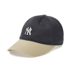 Mũ MLB Varsity one point color scheme unstructured ball cap New York Yankees NY Charcoal Grey - Mũ lưỡi trai, nón kết phối màu than chì