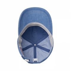 Mũ MLB Diamond Monogram Jacquard Denim Mix Match Unstructured Ball Cap New York Yankees Denim blue - brown - Mũ lưỡi trai, nón kết màu xanh, nâu