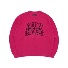 ÁO ADLV KNIT BLOCK SPORT SWEATSHIRT (PINK)