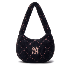 Túi MLB Diamond Monogram Fur Hobo Bag New York Yankees