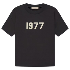 Áo Fear Of God Essentials 1977 Iron Tee - Áo thun cổ tròn tay lỡ màu đen