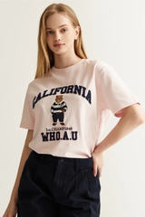 ÁO WHOAU BE CALIFORNIA BEAR T-SHIRT (mặt sau trơn)
