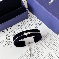 SWAROVSKI Iconic Swan bracelet (Swan, White, Rhodium plated) - Vòng/lắc tay thiên nga trắng - JEWELRY