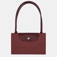 CHÍNH HÃNG - LARGE SIZE - TÚI LONGCHAMP LE PLIAGE GREEN L TOTE BAG - GRN - Túi xách màu đỏ lựu