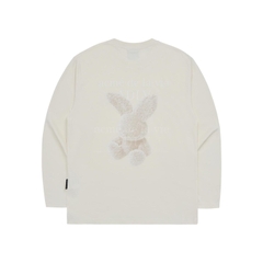 ÁO THUN ADLV FUZZY RABBIT LONGSLEEVE WHITE TRẮNG