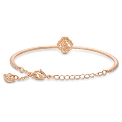 SWAROVSKI Una bangle (Clover, Pink, Rose gold-tone plated) - Vòng/lắc tay pha lê hồng - JEWELRY BRACELET