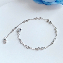 SWAROVSKI Remix Collection strand (Round cut, White, Rhodium plated) - Vòng, lắc tay, pha lê trắng - JEWELRY BRACELET