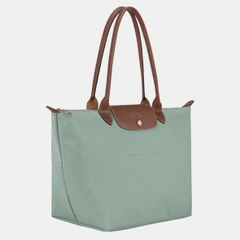 CHÍNH HÃNG - LARGE SIZE - TÚI LONGCHAMP LE PLIAGE ORIGINAL L TOTE BAG - CELADON - Túi xách màu xanh lá, xanh ngọc