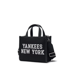 TÚI MLB Varsity jacquard small tote bag New York Yankees BLACK