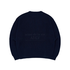 ÁO ADLV KNIT BLOCK SPORT SWEATSHIRT (NAVY)