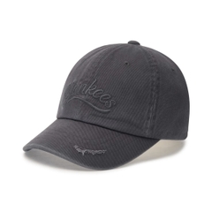 Mũ MLB Vintage Cultive Unstructured Ball Cap New York Yankees Charcoal - Mũ lưỡi trai, nón kết màu than chì