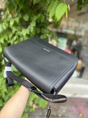 Túi Michael Kors MK Cooper Leather Messenger Black Bag - Túi nam đeo chéo, màu đen