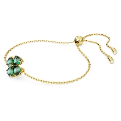 SWAROVSKI Idyllia bracelet (Mixed cuts, Clover, Green, Gold-tone plated) - Vòng/lắc tay Cỏ Bốn Lá - SWAROVSKI - JEWELRY
