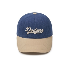 Mũ MLB Varsity Cursive Denim Color Block Unstructured Ball Cap LOS ANGELES DODGERS