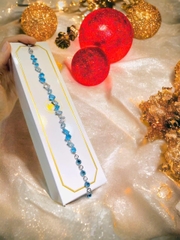 SWAROVSKI Gema bracelet (Mixed cuts, Blue, Rhodium plated) - Vòng/lắc tay SWAROVSKI - JEWELRY