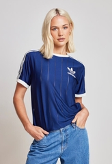 ÁO THUN ADIDAS 3-STRIPES TEE T-SHIRT - DARK BLUE / YELLOW / WHITE BABY BLUE - XANH ĐẬM / VÀNG / TRẮNG XANH BIỂN