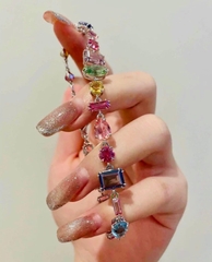 SWAROVSKI Gema bracelet (Mixed cuts, Multicolored, Rhodium plated) - Vòng/lắc tay SWAROVSKI - JEWELRY
