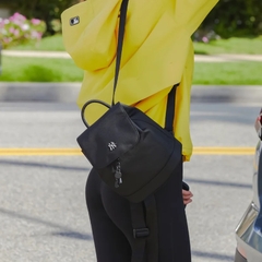 Túi MLB Basic nylon mini backpack New York Yankees - Balo nhỏ màu đen