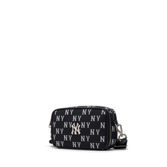 MLB MONOGRAM CROSS BAG BLACK (19x11,5cm)