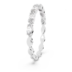 SWAROVSKI Vittore ring (Marquise cut, White, Rhodium plated) - RINGS - Nhẫn pha lê cắt giọt - SWAROVSKI JEWELRY