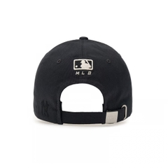 Mũ MLB Basic Coopers Washed Unstructured Ball Cap New York Yankees Black - Mũ lưỡi trai, nón kết màu đen