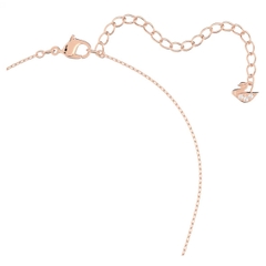 SWAROVSKI Hyperbola necklace (Infinity and heart, White, Mixed metal finish) - Dây cổ, dây chuyền, hình tim vô cực vĩnh cửu - JEWELRY NECKLACE