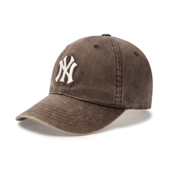 MLB Heavy Washing Unstructured Ball Cap LA / NY - Mũ lưỡi trai, nón kết