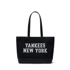 TÚI MLB Varsity Jacquard Large Shopper TOTE Bag New York Yankees BLACK