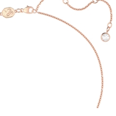 SWAROVSKI Una pendant (Heart, Medium, White, Rose gold-tone plated) - Dây cổ, dây chuyền hình tim - SWAROVSKI - JEWELRY NECKLACE