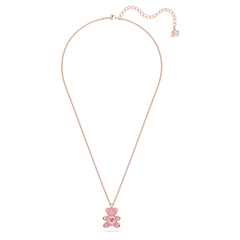 SWAROVSKI Teddy pendant (Bear, Pink, Rose gold-tone plated) - Dây cổ, dây chuyền SWAROVSKI - JEWELRY NECKLACE