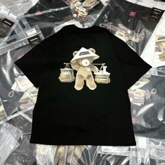 (PHỞ STORY x ADLV) ÁO THUN ADLV BASKET BEAR BLACK T-SHIRT