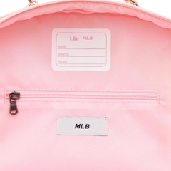 MLB BALO, TÚI DIA MONOGAM EMBOSSED SCHOOLBAG PINK BACKPACK (SET GỒM BALO + TÚI XÁCH ĐI KÈM)