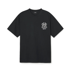 ÁO MLB Basic Mega Logo Short Sleeve BLACK T-Shirt New York Yankees