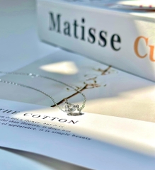 SWAROVSKI Attract set (Heart, White, Rhodium plated) - EARRINGS & NECKLACE - Khuyên tai + dây cổ hình tim - SWAROVSKI - JEWELRY