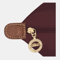 CHÍNH HÃNG - LARGE SIZE - TÚI LONGCHAMP LE PLIAGE ORIGINAL L TOTE BAG - BURGUNDY - Túi xách màu đỏ sẫm