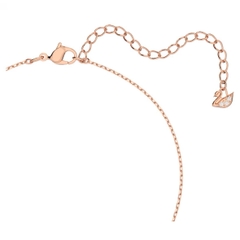 SWAROVSKI Una set (Mixed cuts, Clover, Pink, Rose gold-tone plated) - EARRINGS & NECKLACE - Khuyên tai + dây cổ - JEWELRY