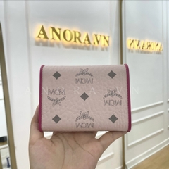 MCM ví ngắn gập viền (PINK)