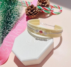 SWAROVSKI Mesmera bracelet (Mixed cuts, Pink, Rhodium plated) - Vòng/lắc tay SWAROVSKI - JEWELRY