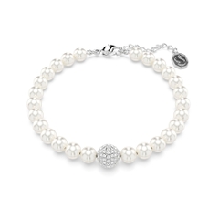 SWAROVSKI Remix Collection strand (White, Rhodium plated) - Vòng/lắc tay ngọc trai pha lê - SWAROVSKI - JEWELRY