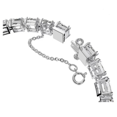 SWAROVSKI Millenia bracelet (Square cut, Small, White, Rhodium plated) - Vòng/lắc tay pha lê cắt vuông - SWAROVSKI - JEWELRY