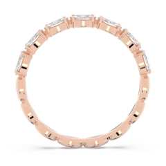 SWAROVSKI Vittore ring (Marquise cut, White, Rose gold-tone plated) - RINGS - Nhẫn pha lê cắt giọt - SWAROVSKI JEWELRY